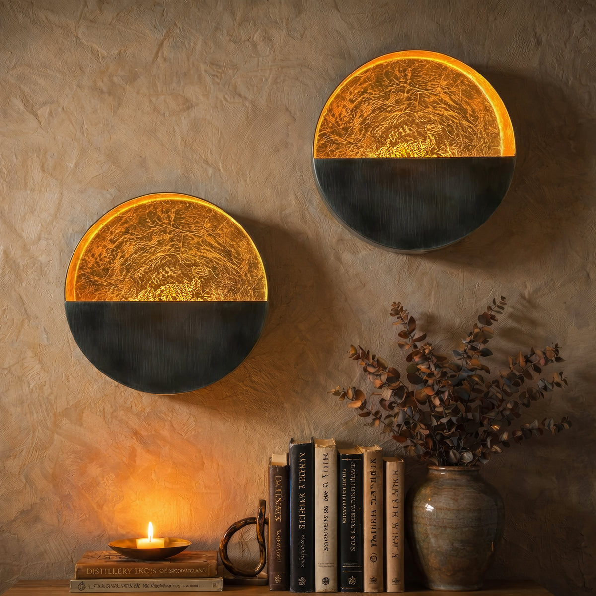 NativeSkins candle wall sconces in a room