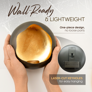 Solara Wall Sconce Tea Light Candle Holders