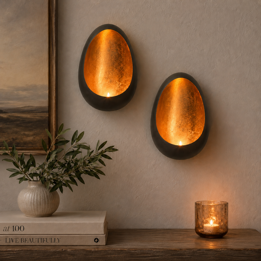 Ember Wall Sconce Tea Light Candle Holders
